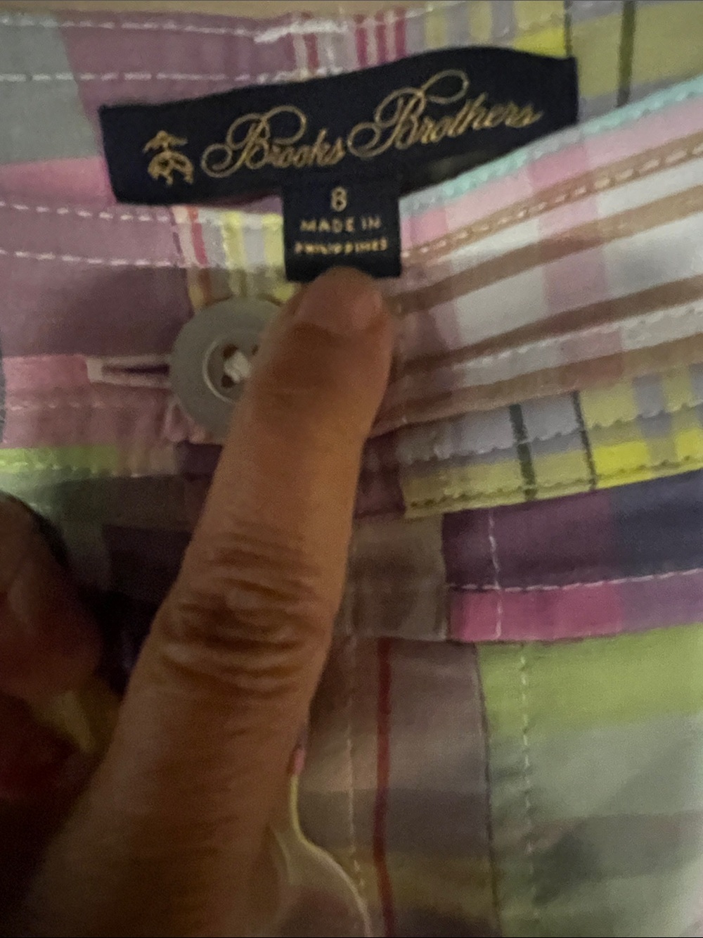 Brooks Brothers Pastel Plaid Blazer in Pink, Lavender, Mint, Yellow, Blue - Picture 3 of 4